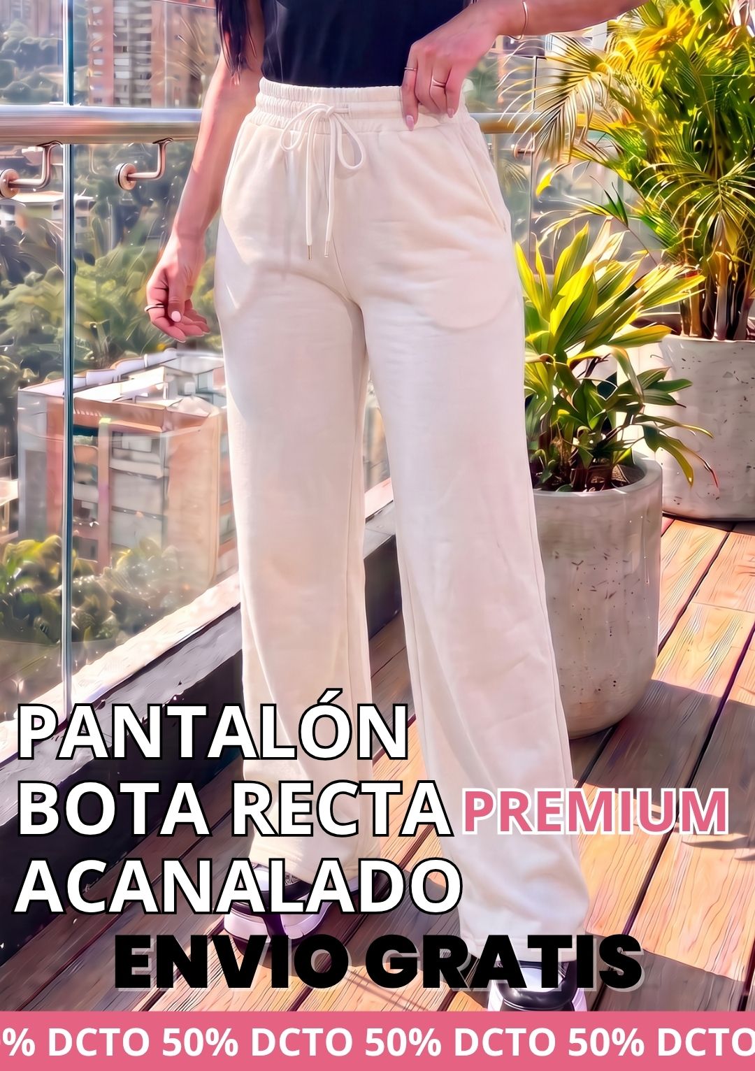 PACK X2 PANTALON SIGNATURE BOTA RECTA PREMIUM