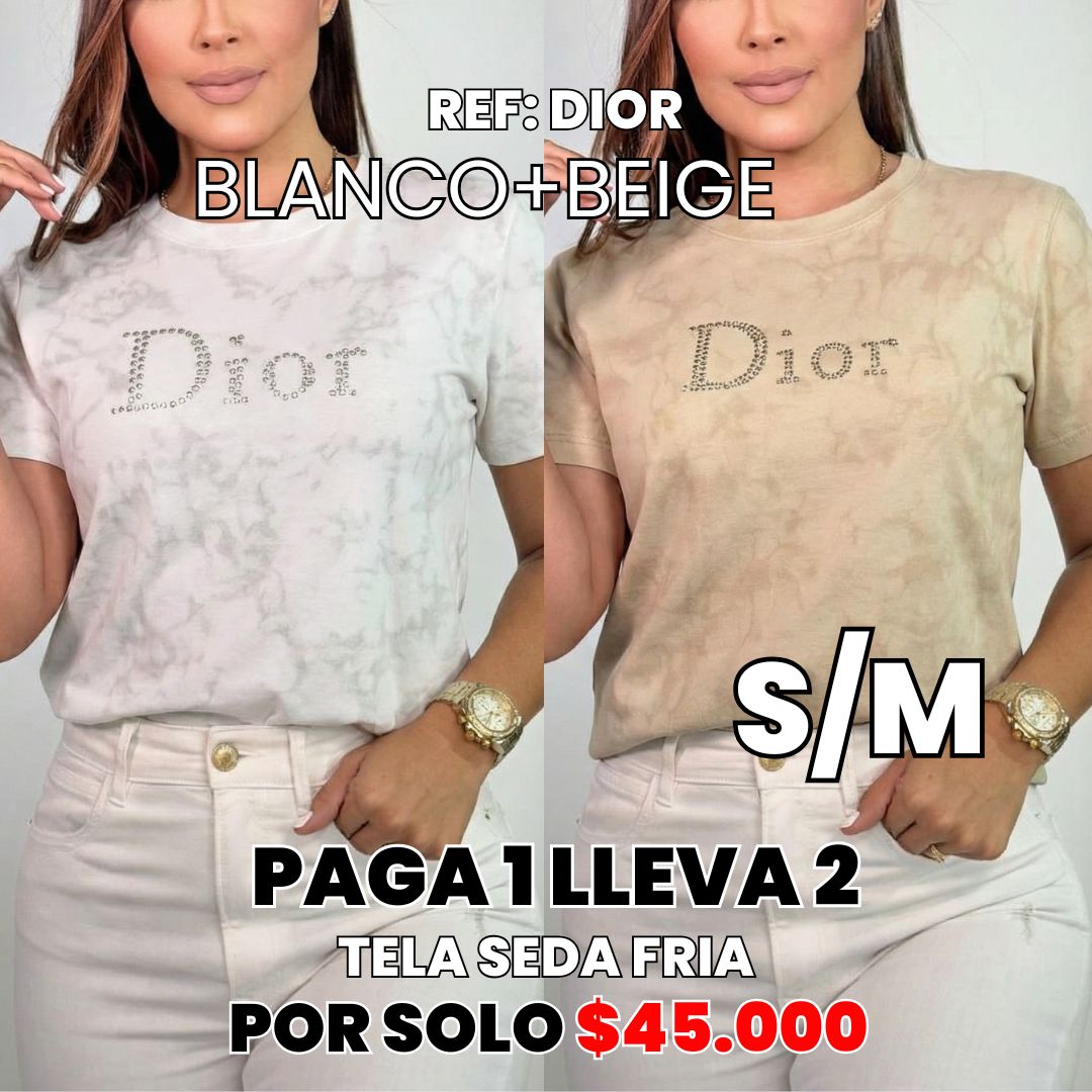 2PACK CAMISETAS SEDA FRIA