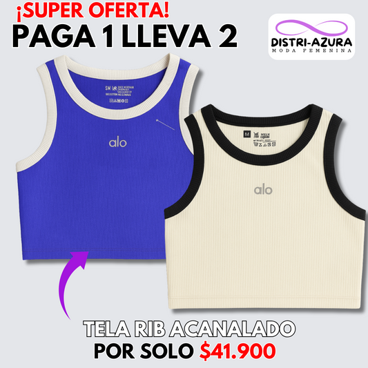 2PACK CAMISETAS DEPORTIVAS ALÓ