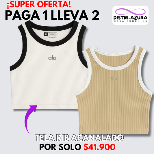 2PACK CAMISETAS DEPORTIVAS ALÓ