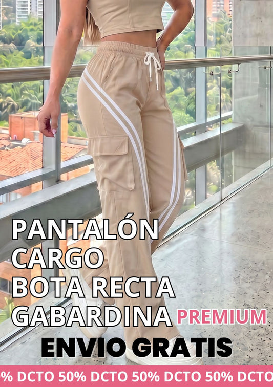 PACK X2 PANTALON CARGO EN GABARDINA PREMIUM