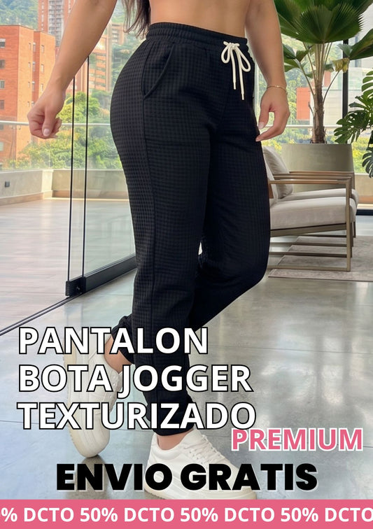 PACK X2 JOGGER PUNTO TEXTURIZADO PREMIUM