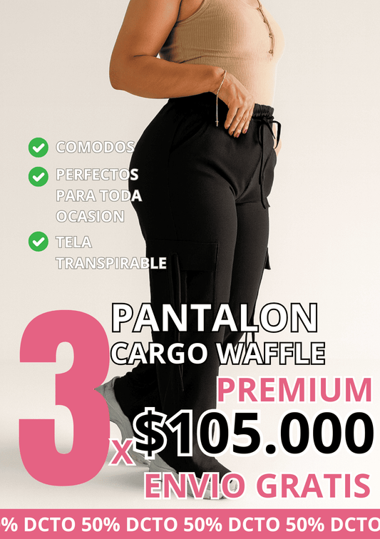3PACK JOGGER BOTA RECTA CARGO